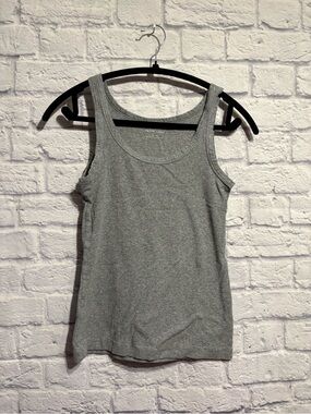 Paper Label Classic Grey Tank Top - Medium